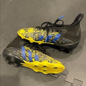 Adidas Marvel Kids Cleats - Black, Blue, Yellow